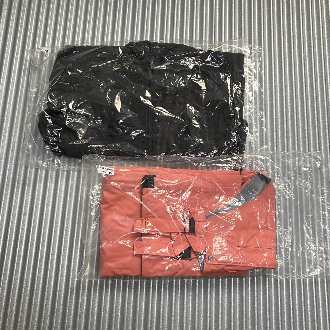 未使用　グリーンクロージング　オガジャケット　ビブパンツ　スノボウェア　上下　L