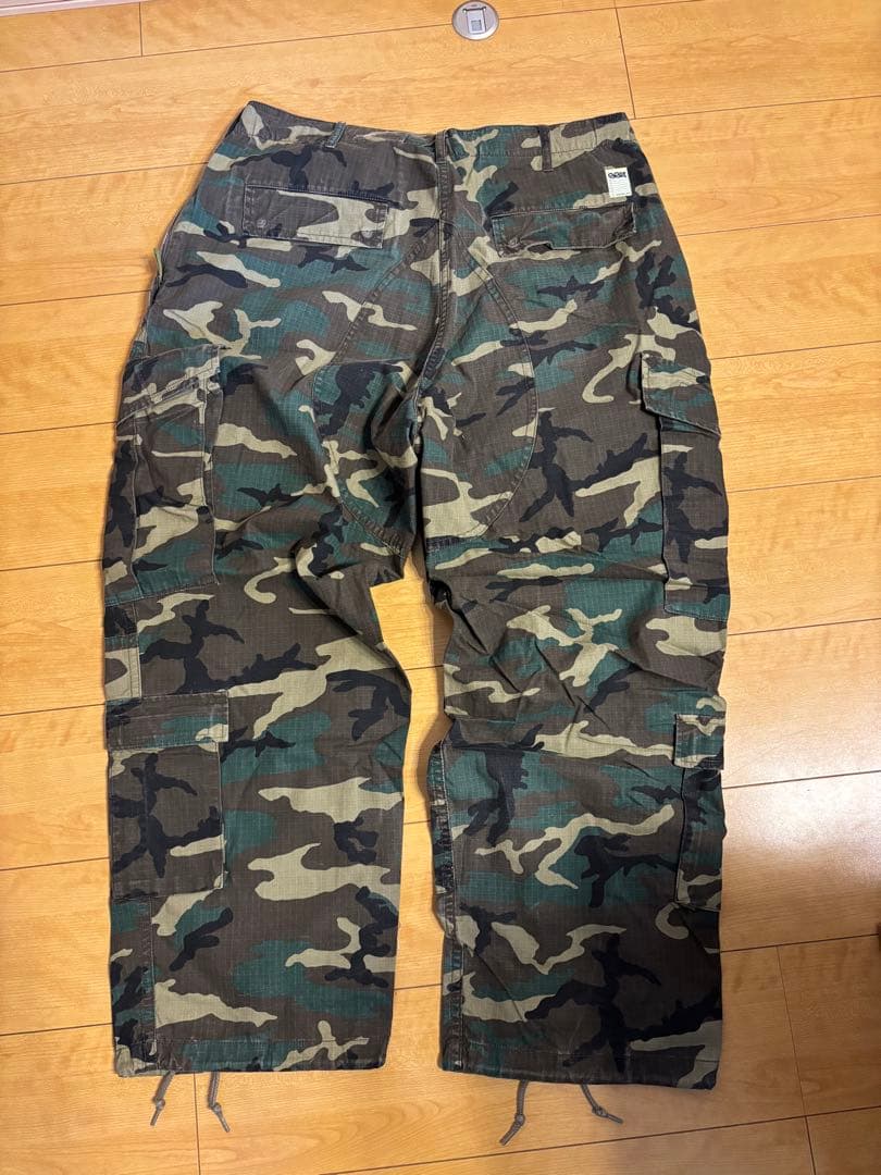 SSZ 19ss カーゴパンツ L コットン KHK カモフラ BEAMS