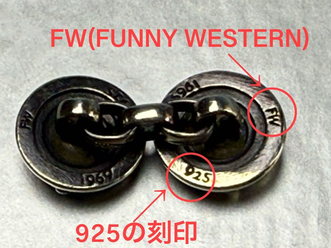 FUNNY製Concho Cufflinks コンチョカフスリングス