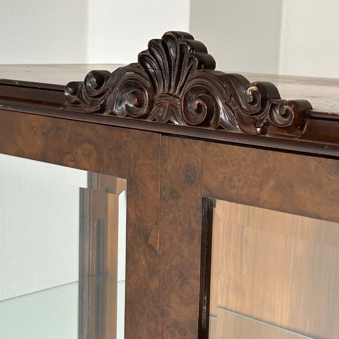 イギリス アンティーク家具 ディスプレイ キャビネット 1930年頃 775A