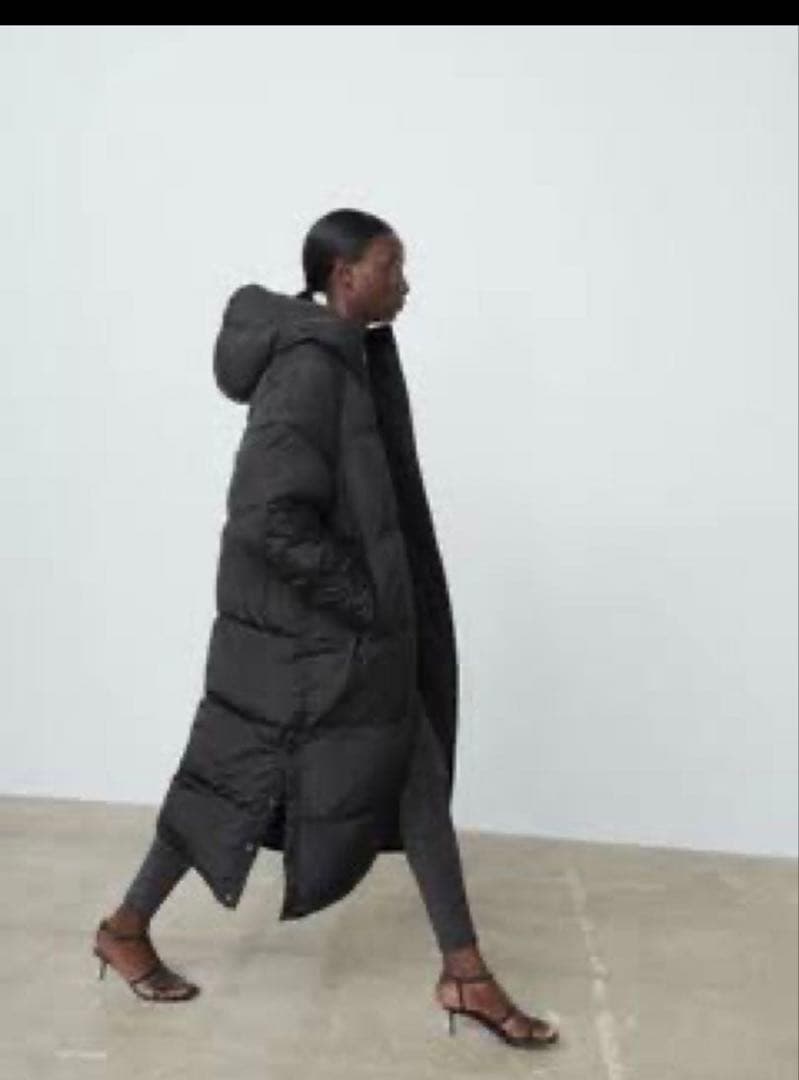【ZARA】エクストラロングパファーコート　新品タグ付き未使用品