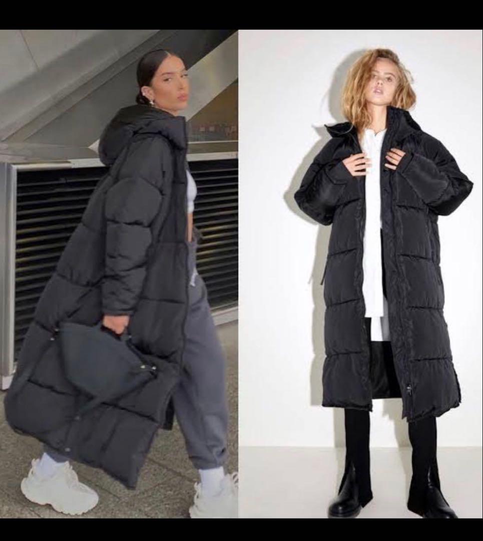 【ZARA】エクストラロングパファーコート　新品タグ付き未使用品