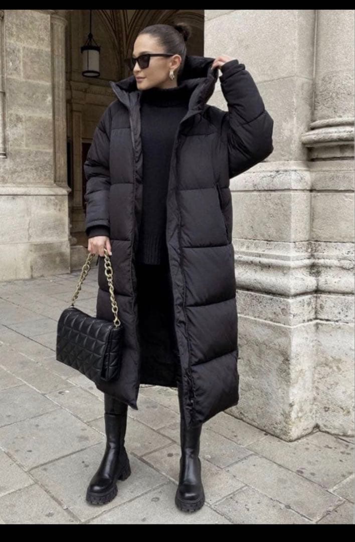 【ZARA】エクストラロングパファーコート　新品タグ付き未使用品