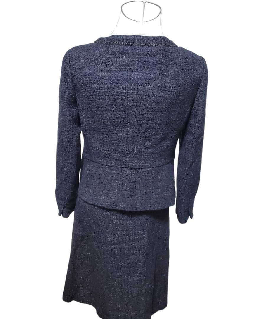 未使用　KUMIKYOKU　ラメ入り　スカートスーツ