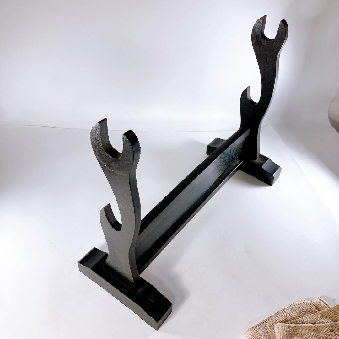 模造刀 太刀・脇差・刀掛け3点セット 武具 置物 演劇 コスプレ 小刀 模擬刀