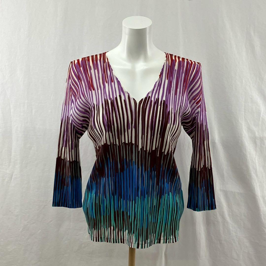 ☆頂053P☆ PLEATS PLEASE プリーツカットソー