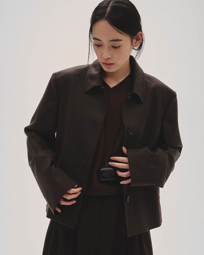 【TODAYFUL】Wool Soutiencollar Jacket