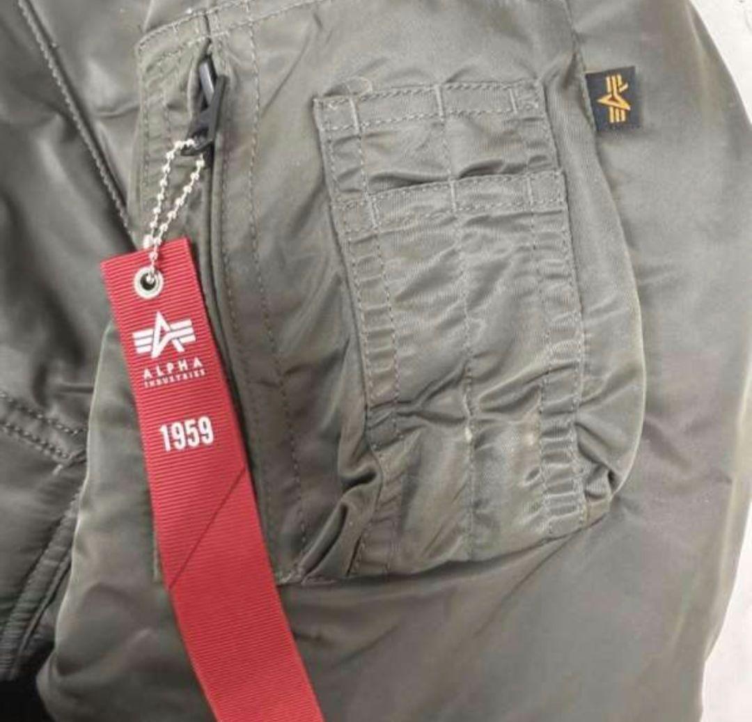 アルファ CWU-45Pフライト ジャケット MA1 メンズ S レプリカグレー