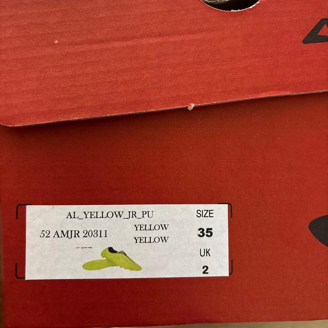 APTA サッカースパイク イエロー イタリア製