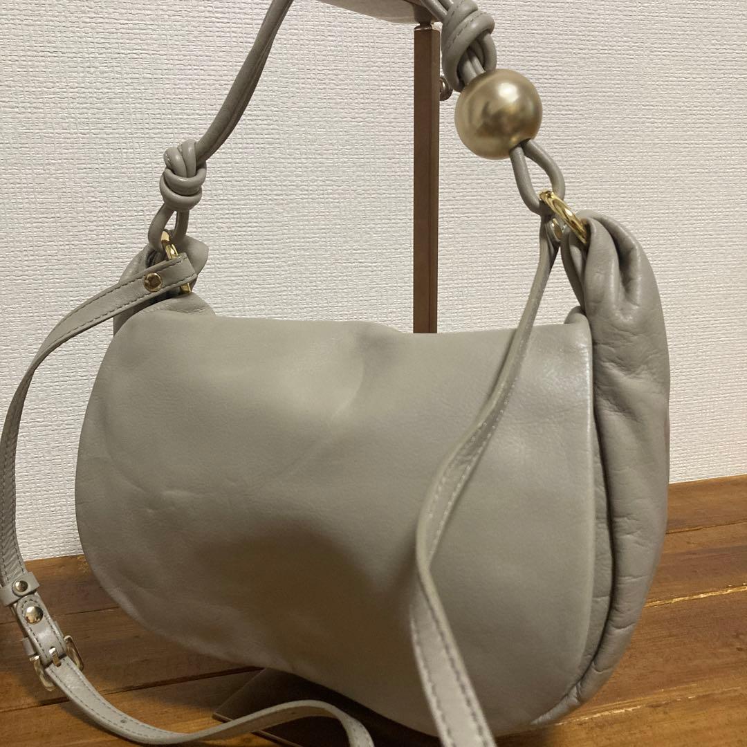 【美品】russet ×BEARDSLEY 本革　2WAY ショルダーバッグ