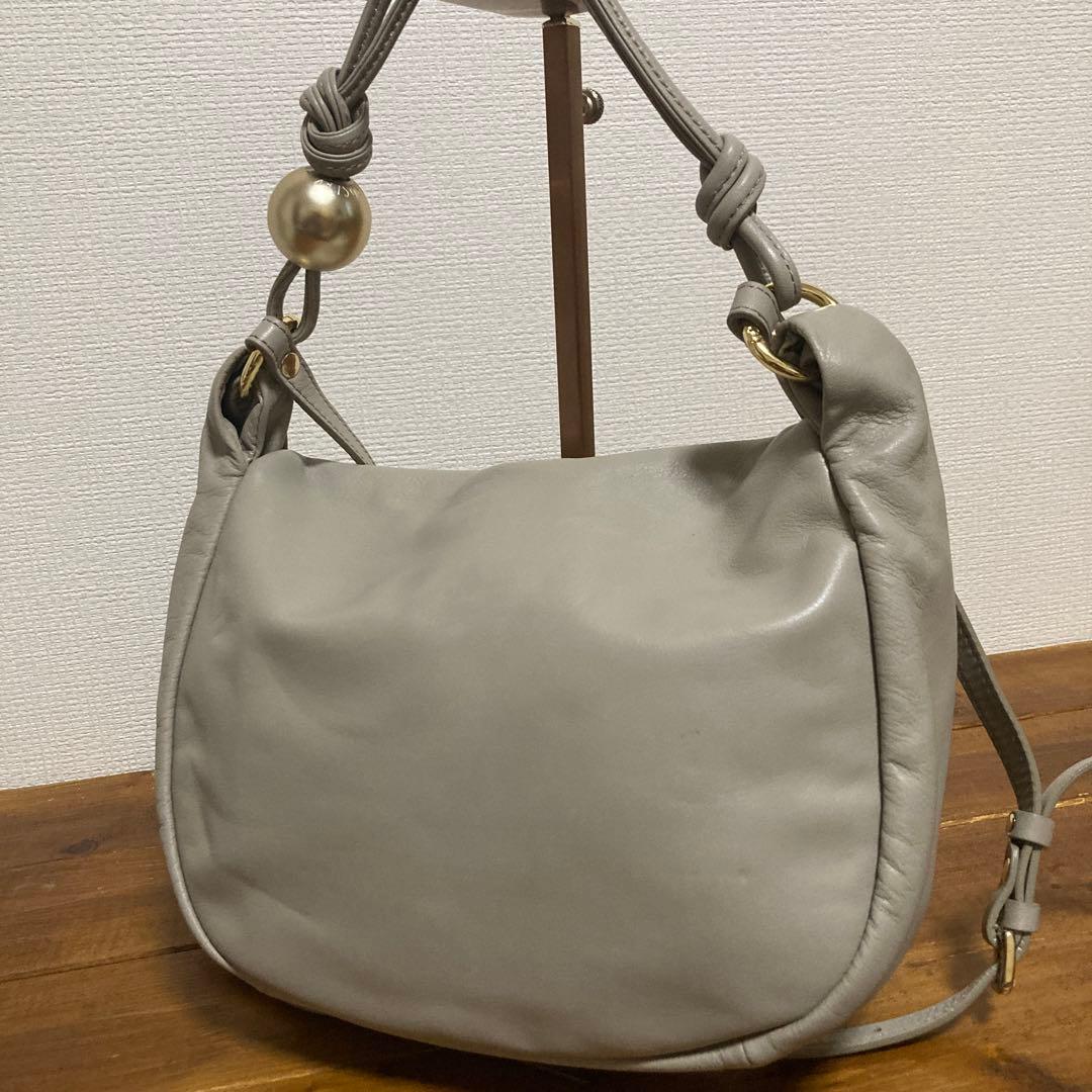 【美品】russet ×BEARDSLEY 本革　2WAY ショルダーバッグ