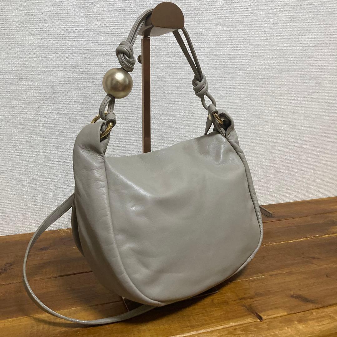 【美品】russet ×BEARDSLEY 本革　2WAY ショルダーバッグ