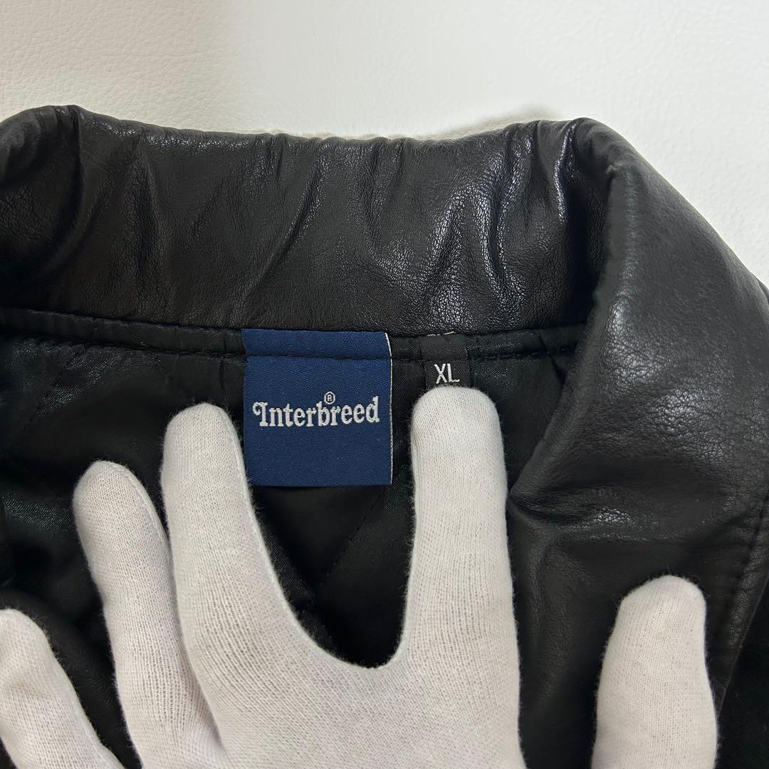 ★*)様 【希少】INTERBREED RAW Varsity スタジャン ブラ