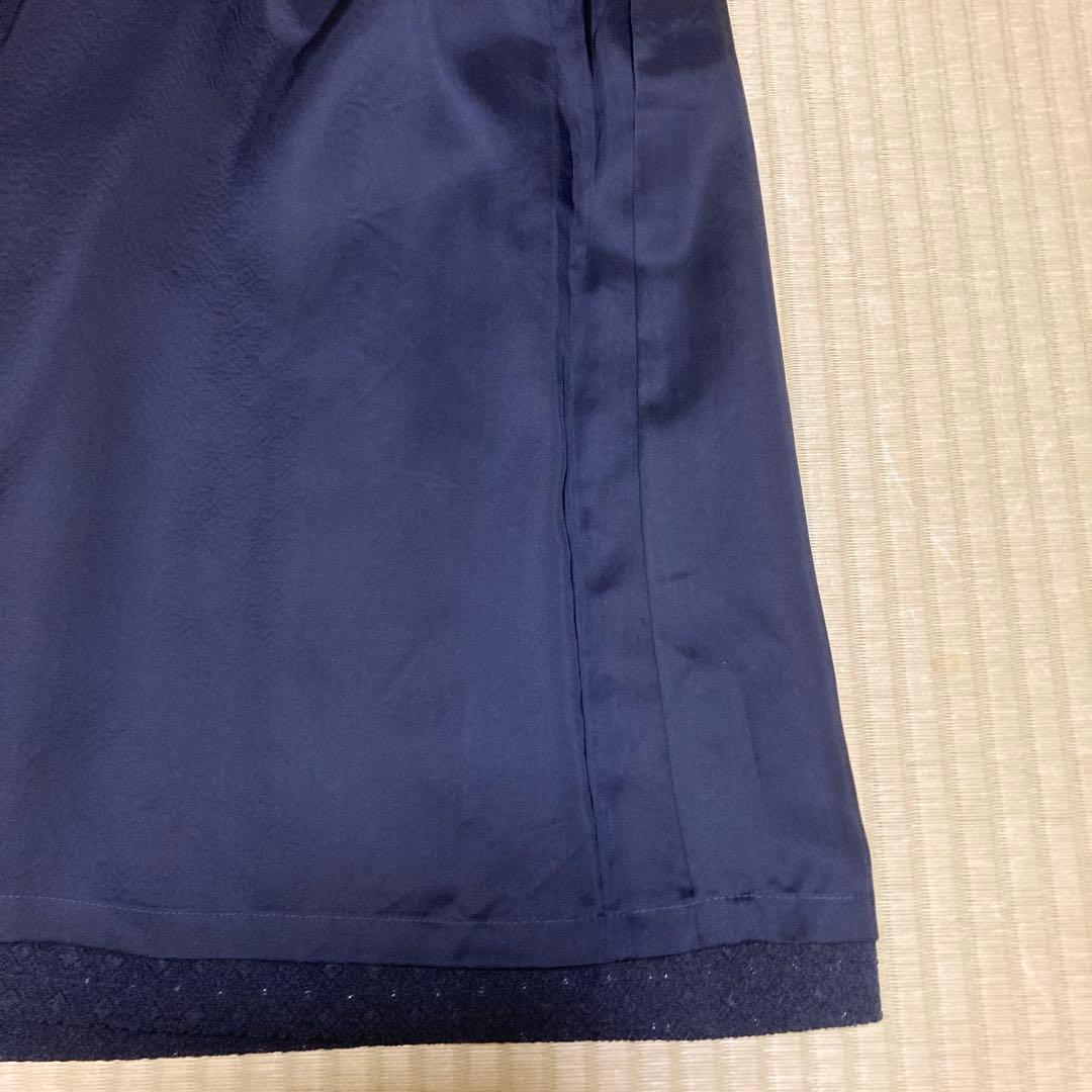 Leilian レリアン ネイビー 紺 スカートスーツ　上下セット　13＋号