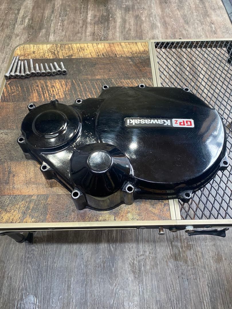 GPZ900rクラッチカバー&ステンレスボルト