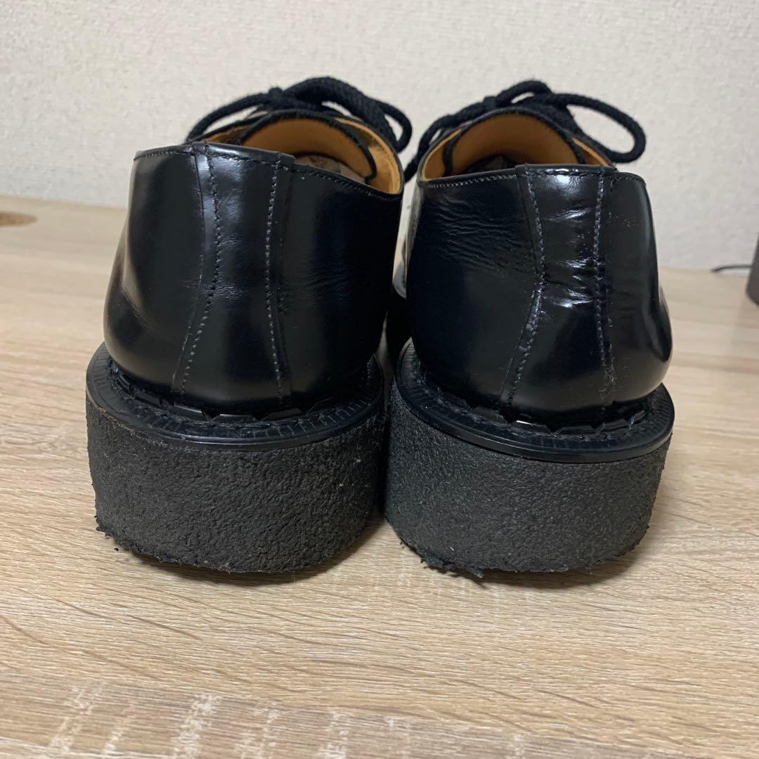 おすすめ品 e coxラバーソール(UK9)BK全体にきれいな中古美品