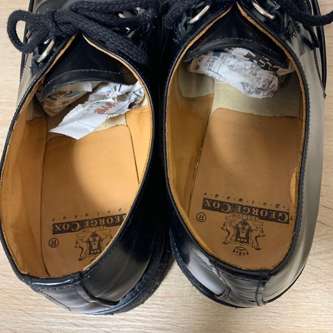 おすすめ品 e coxラバーソール(UK9)BK全体にきれいな中古美品