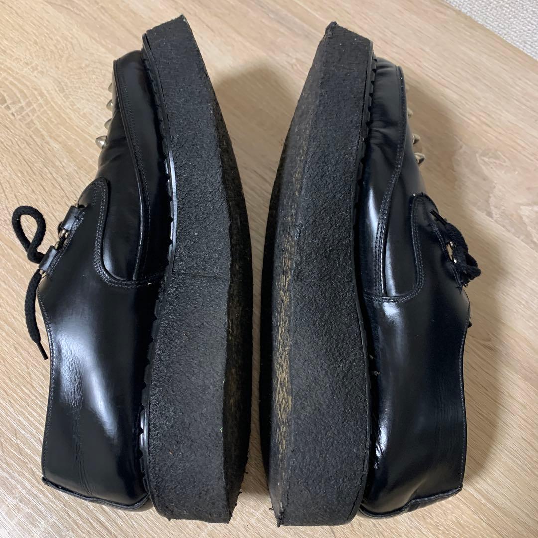 おすすめ品 e coxラバーソール(UK9)BK全体にきれいな中古美品