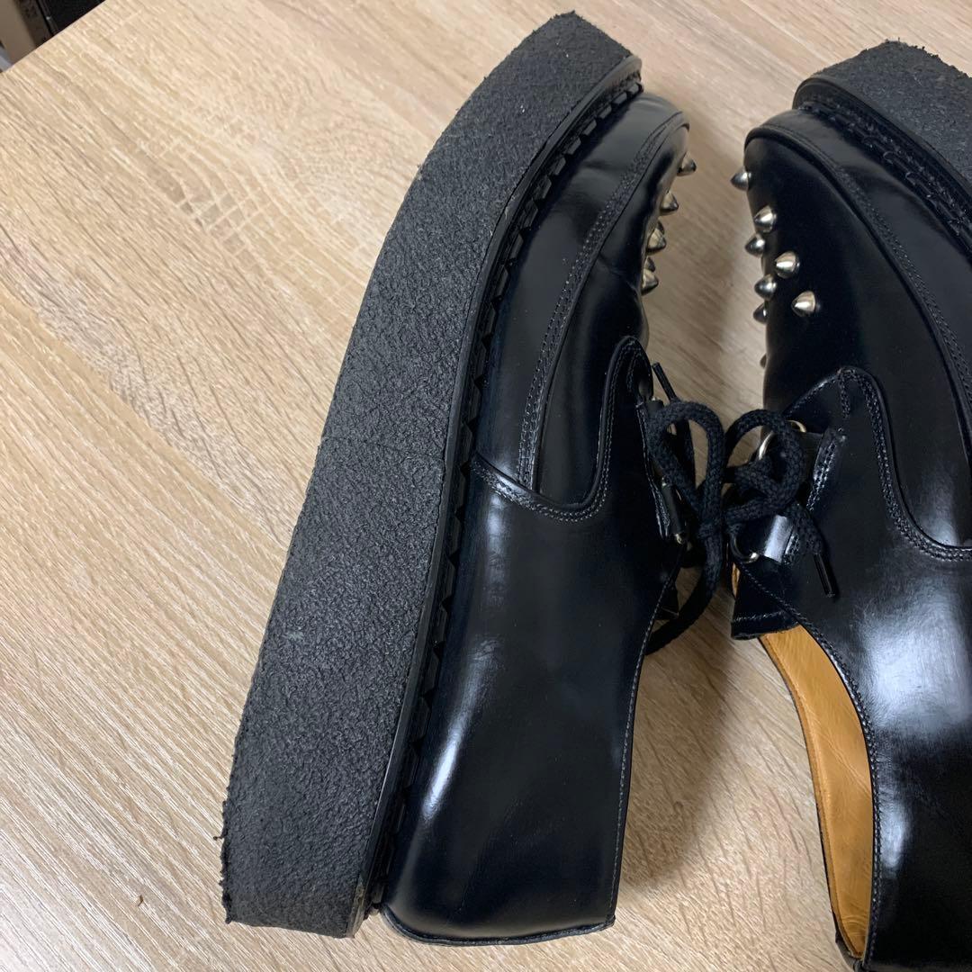 おすすめ品 e coxラバーソール(UK9)BK全体にきれいな中古美品