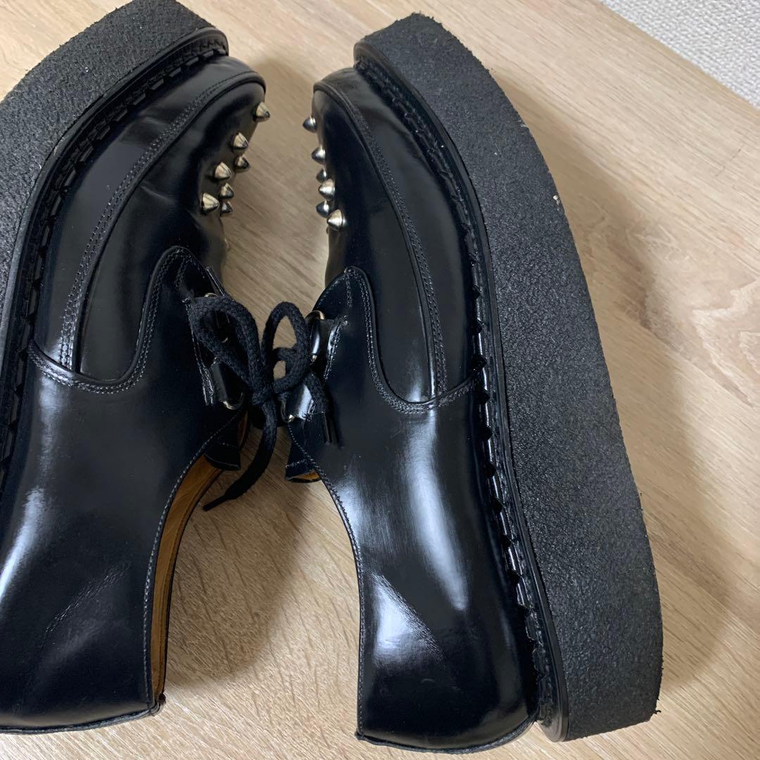 おすすめ品 e coxラバーソール(UK9)BK全体にきれいな中古美品