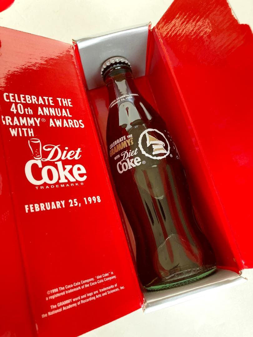 コカコーラ記念ボトル 40TH GRAMMY AWARDS BOTTLE