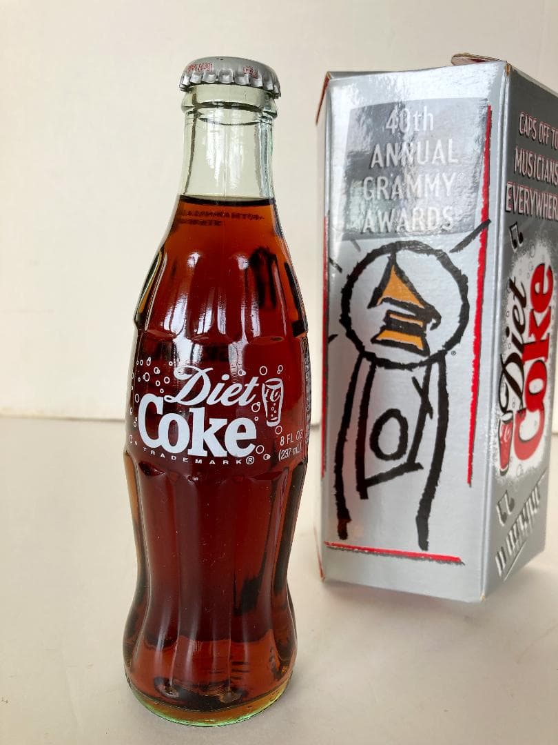 コカコーラ記念ボトル 40TH GRAMMY AWARDS BOTTLE