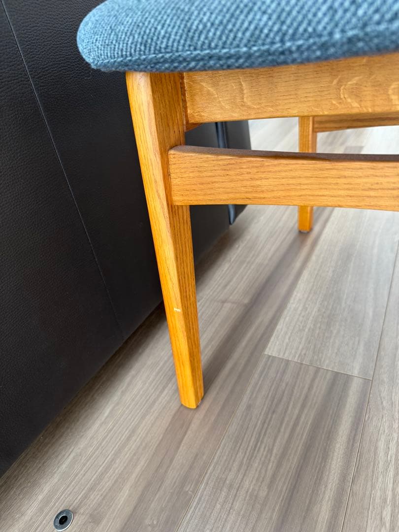 【-ihc】UNICO(ウニコ) ダイニングチェア　ネイビー①②