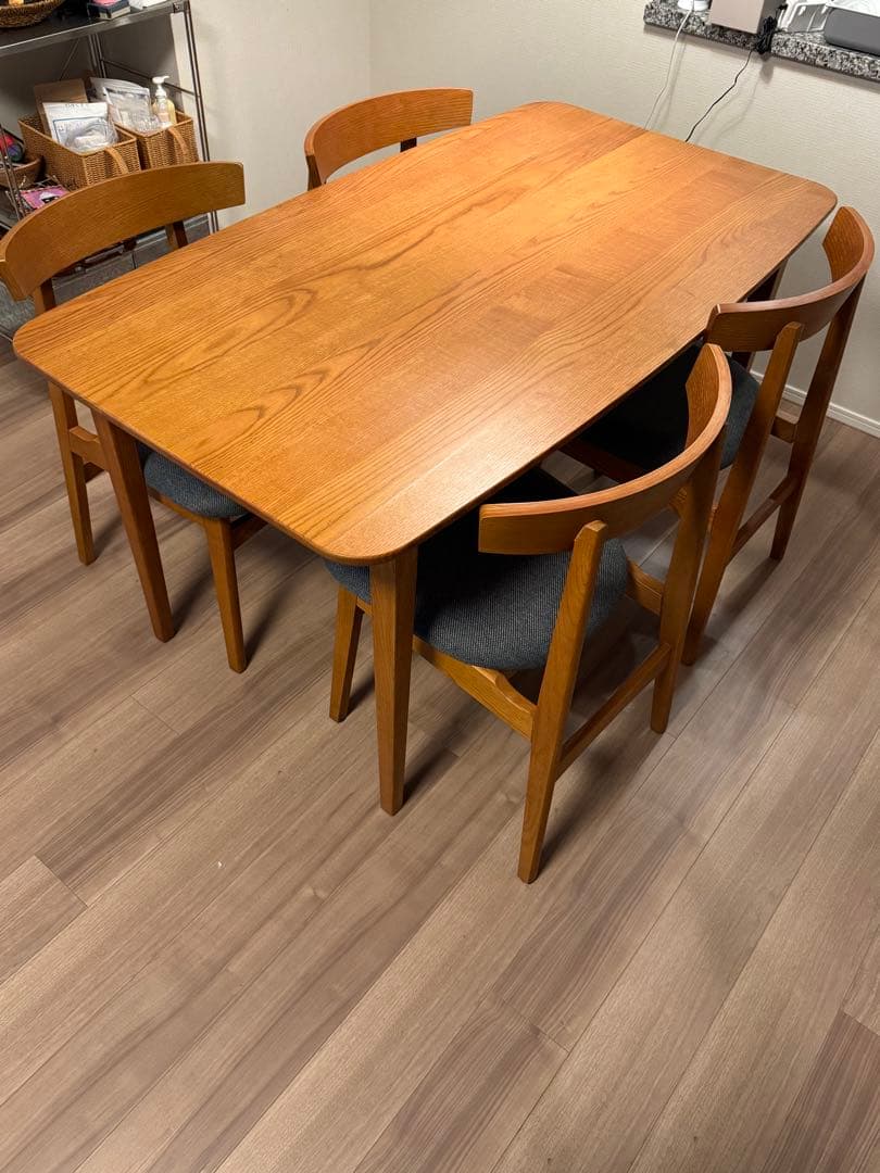 【-ihc】UNICO(ウニコ) ダイニングチェア　ネイビー①②