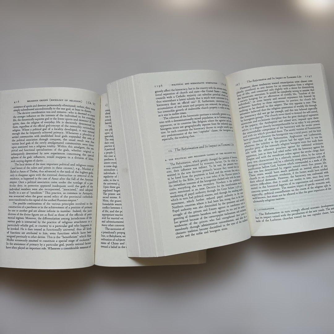 Max Weber Economy and Society 1・２