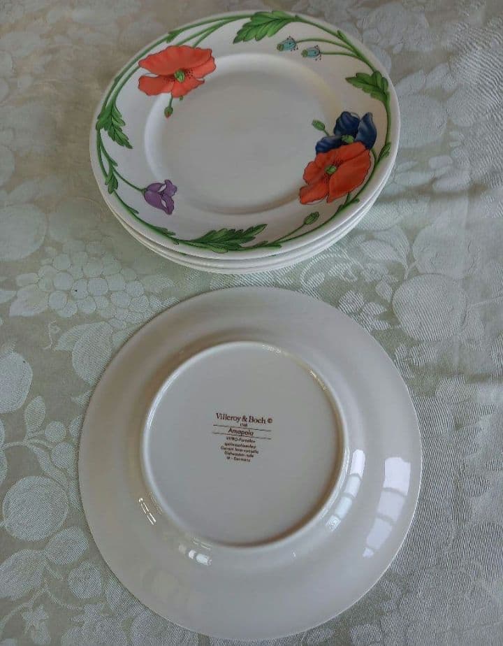 【廃盤品】Villeroy ＆Boch ビレロイ＆ボッホディナープレート6枚