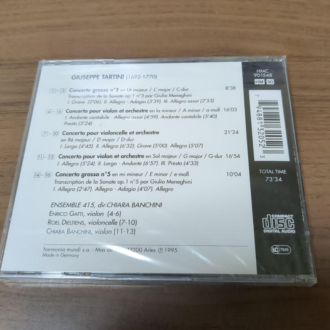 新品CD　Giuseppe Tartini / Concerti