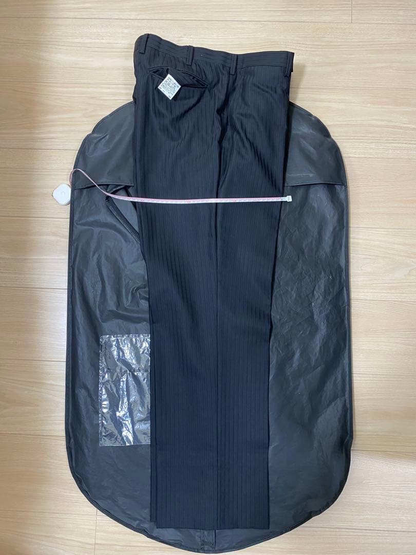 美品　バーバリーブラックレーベル　スーツセット　紺　ストライプ