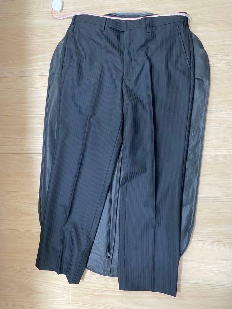 美品　バーバリーブラックレーベル　スーツセット　紺　ストライプ