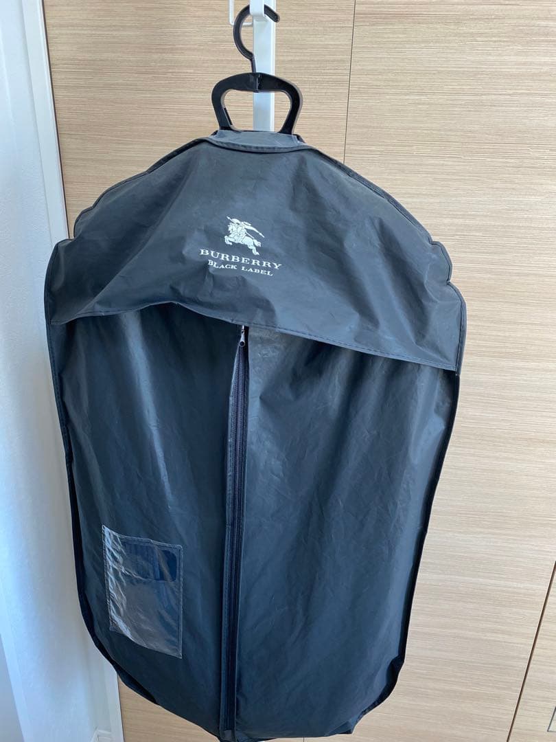 美品　バーバリーブラックレーベル　スーツセット　紺　ストライプ