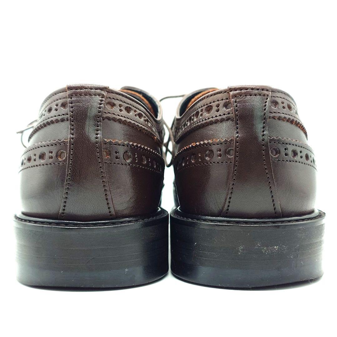 【美品】MIHARAYASUHIRO ロングウイングチップ レザーシューズ 26