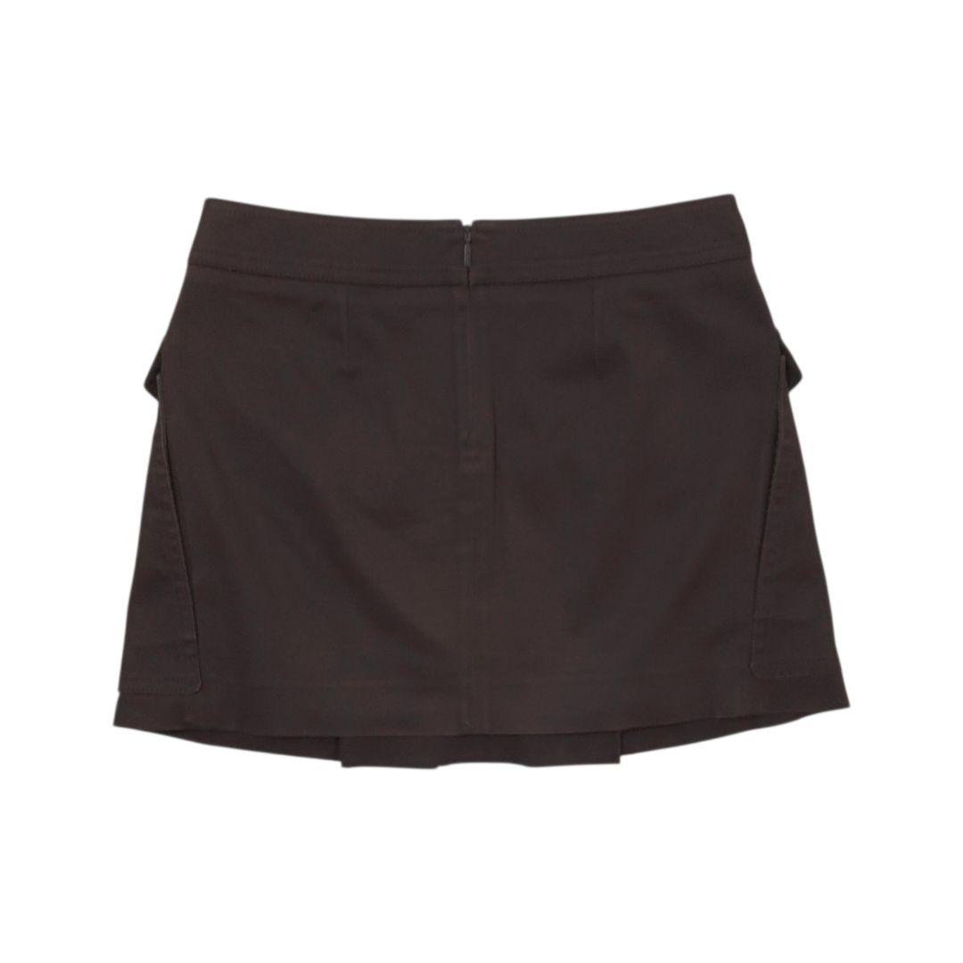スカート GUCCI Dark Brown Mini Skirt 40