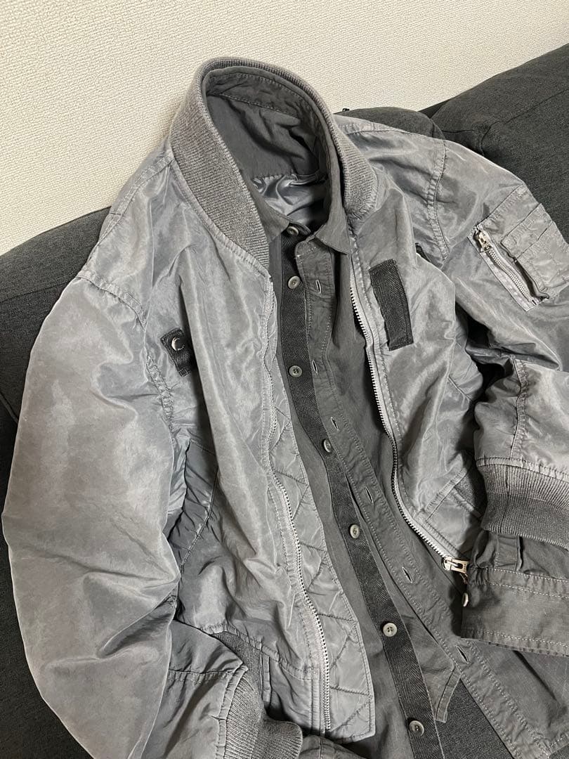 ジャケット・アウター sacai 24AW Garment Dye Nylon MA-1