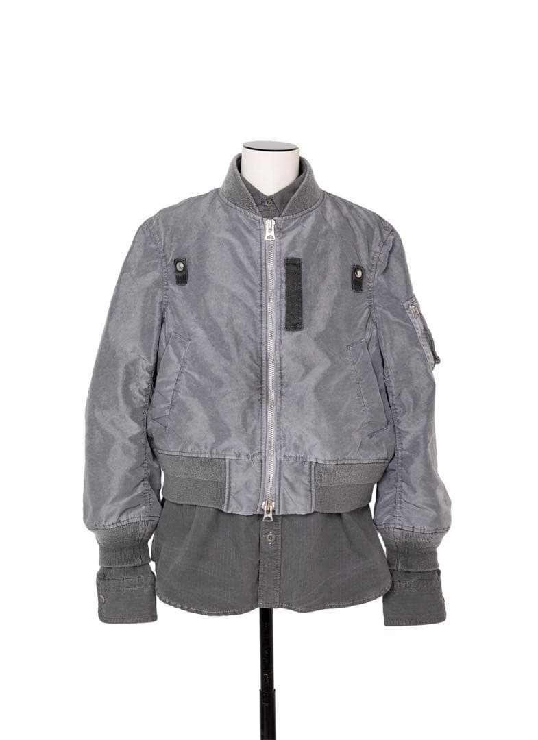 ジャケット・アウター sacai 24AW Garment Dye Nylon MA-1