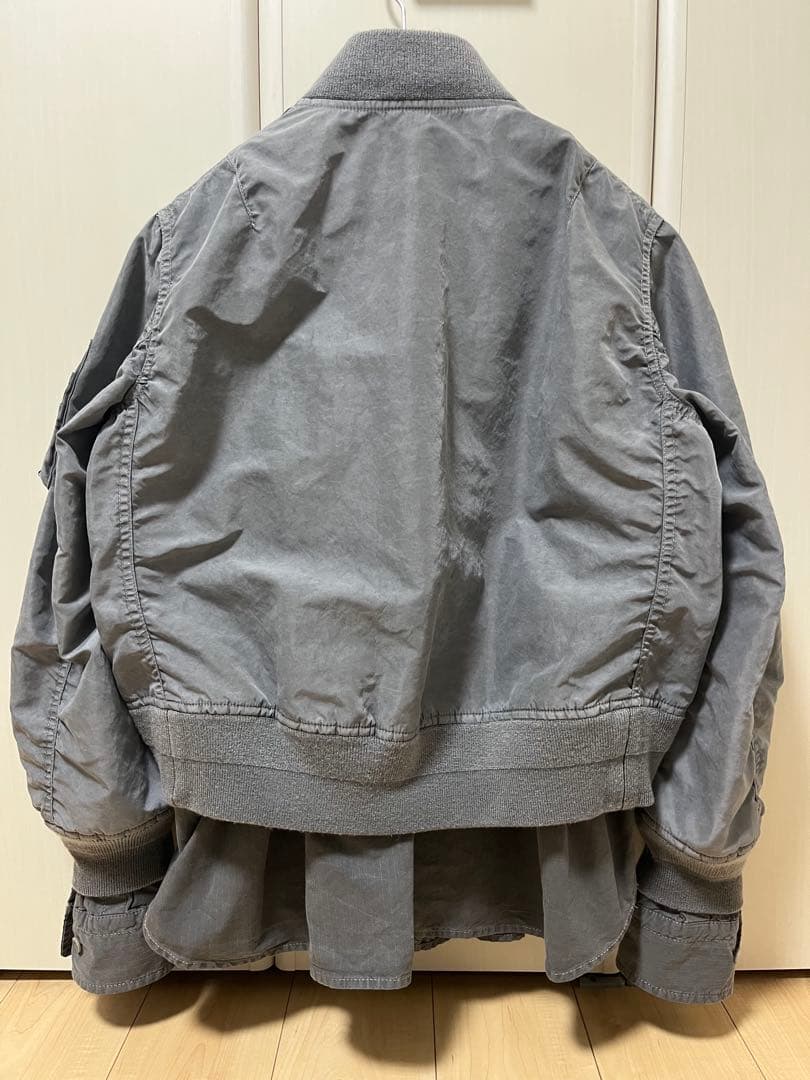 ジャケット・アウター sacai 24AW Garment Dye Nylon MA-1