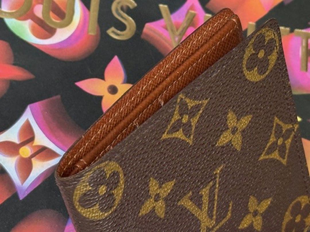 極美品！ルイヴィトン　ポルトビエ・6カルトクレディ　二つ折り財布