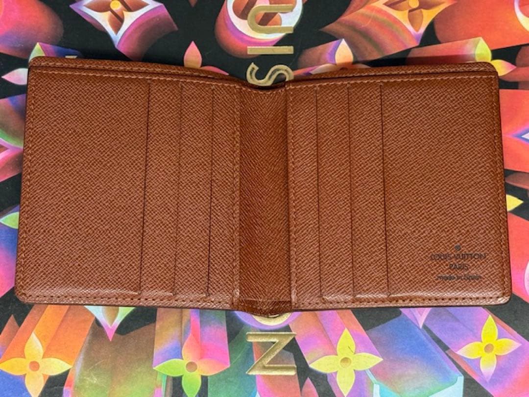 極美品！ルイヴィトン　ポルトビエ・6カルトクレディ　二つ折り財布