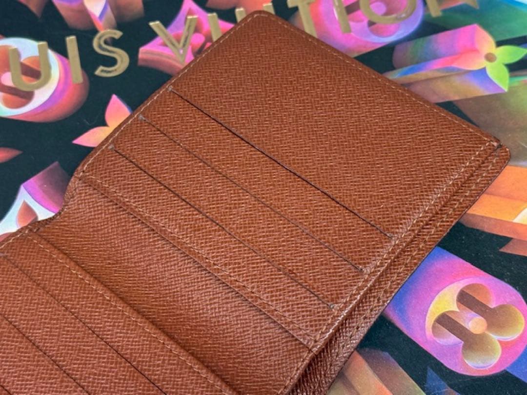 極美品！ルイヴィトン　ポルトビエ・6カルトクレディ　二つ折り財布