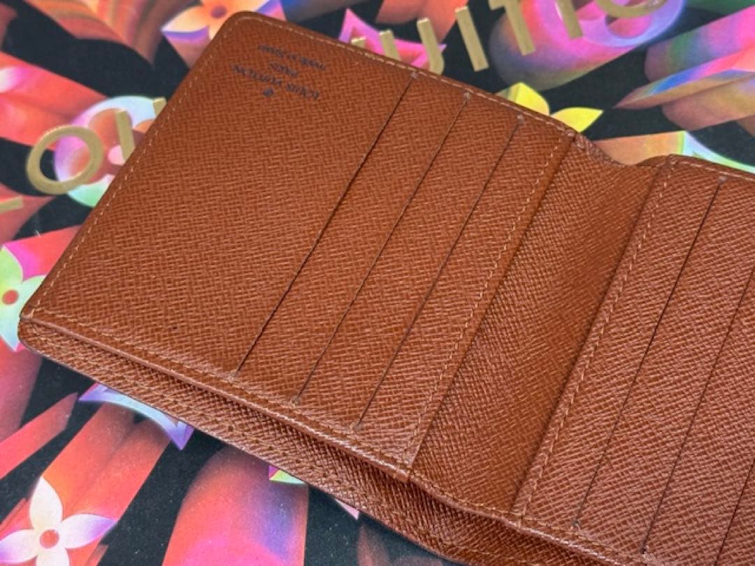 極美品！ルイヴィトン　ポルトビエ・6カルトクレディ　二つ折り財布