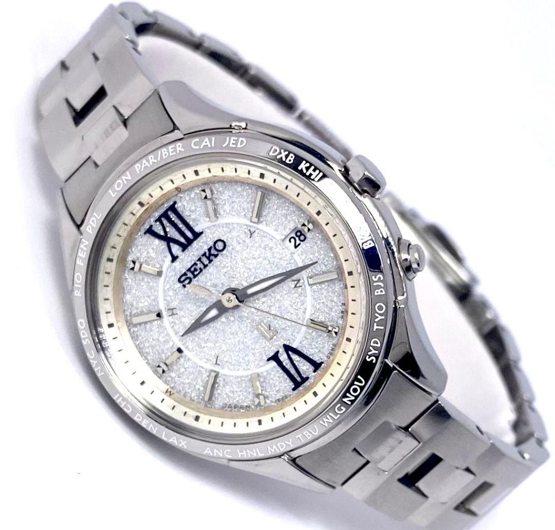 SEIKO　LUKIA　ルキア　ラッキーパスポート　電波ソーラー　ダイヤシールド