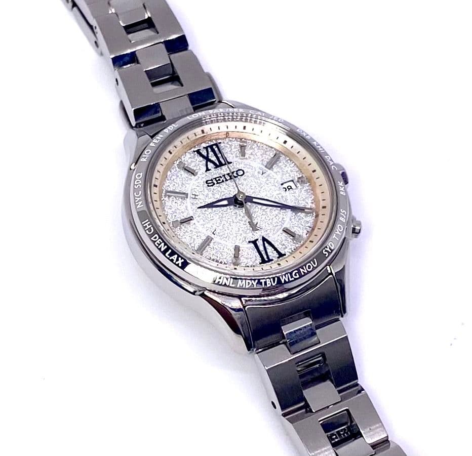 SEIKO　LUKIA　ルキア　ラッキーパスポート　電波ソーラー　ダイヤシールド