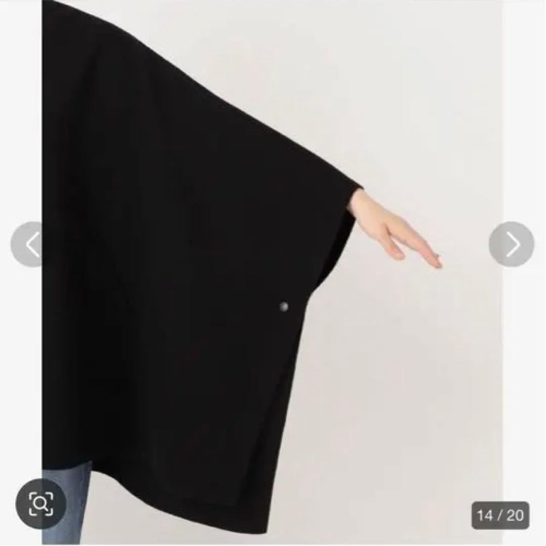 traditional whetherwear Plage別注 ポンチョ　黒