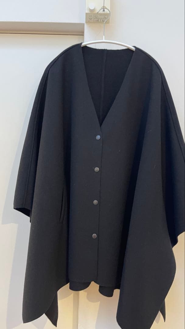 traditional whetherwear Plage別注 ポンチョ　黒