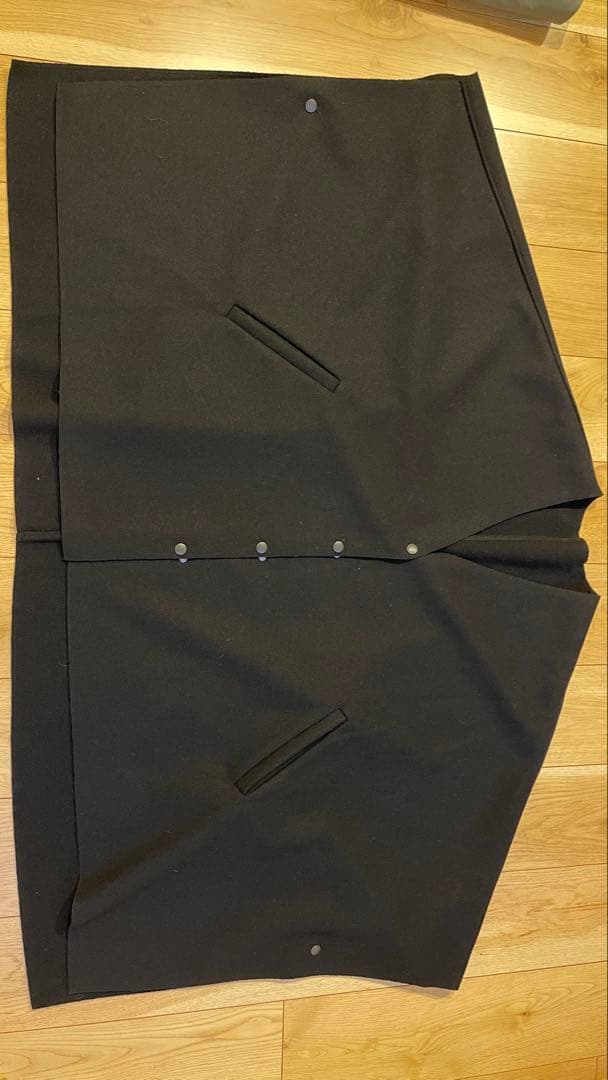 traditional whetherwear Plage別注 ポンチョ　黒