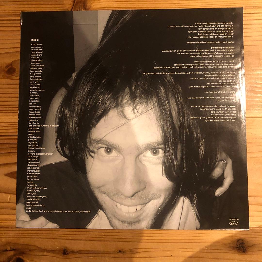 Ben Folds Rockin' The Suburbs LP レコード