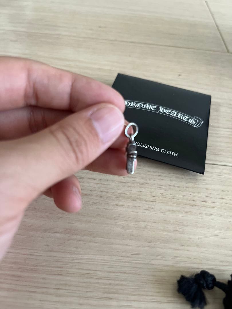 CHROME HEARTS シルバーポリッシングクロス 7cm x 14cm